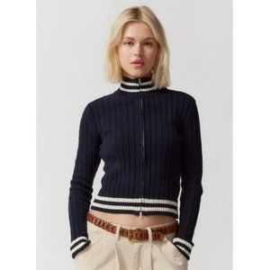 Urban Outfitters BDG | NWT Bella Recycled Zip-Up Cardigan Sz. M S92-24